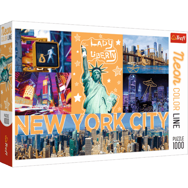 TREFL Puzzle 1000 Neonowe miasto 10579
