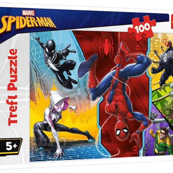 TREFL Puzzle 100 DO GÓRY NOGAMI /Spiderman 16347