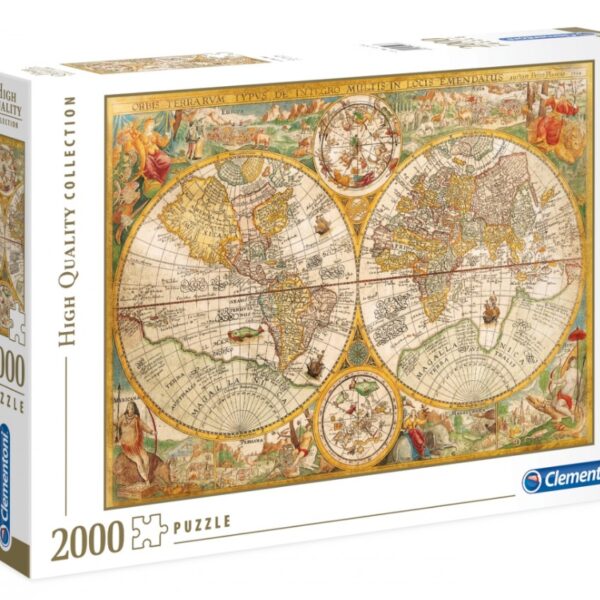 Clementoni puzzle 2000 Ancient Map 32557