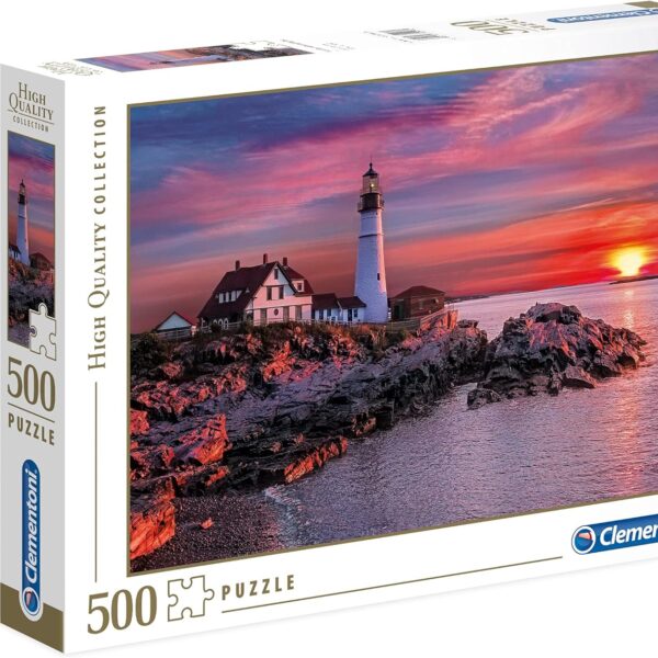 Clementoni puzzle 500 HQ Portland Head Light 35049