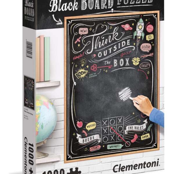 Clementoni Puzzle 1000 elementów Blackboard Think Outside 39468
