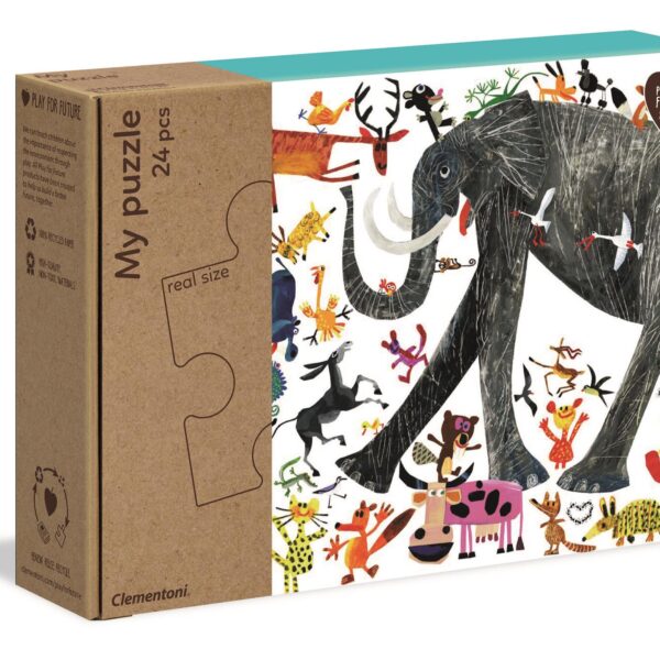 Clementoni Moje Puzzle Zwierzęta Eko 50165